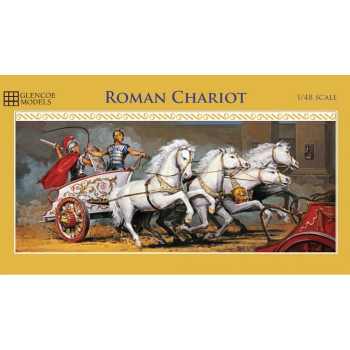 Kunststoffmodell Glencoe Models - Roman Chariot (6 Figuren) 5405